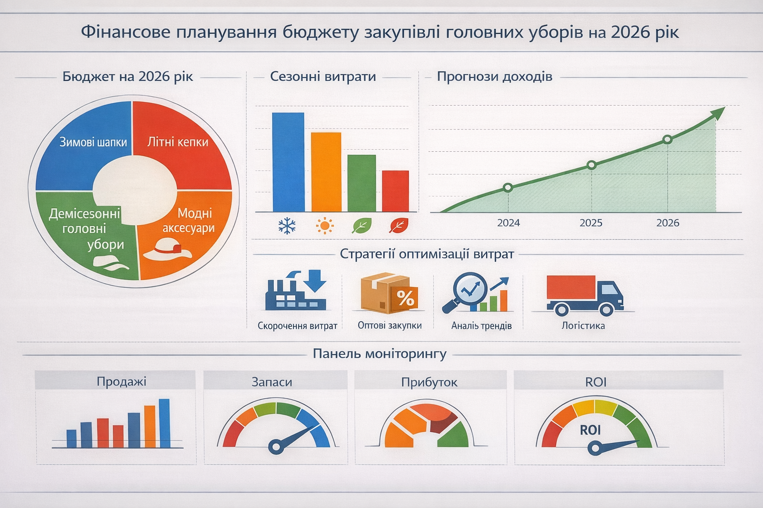 Бізнес-планування 2026: як формувати бюджет на закупівлю головних уборів