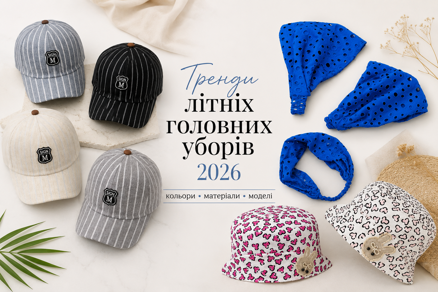 Як сформувати ідеальний асортимент головних уборів для дитячих та сімейних магазинів