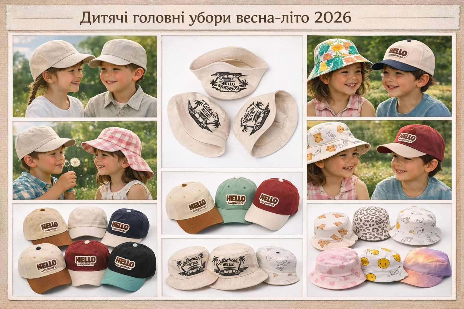 Головні тренди в дизайні дитячого одягу на весну-літо 2026